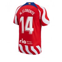 Atletico Madrid Marcos Llorente #14 Hjemmebanetrøje 2022-23 Kortærmet